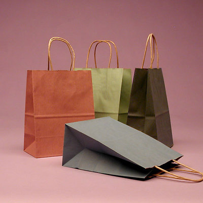 厂家现货可定制彩色长方形平底环保礼品纸袋服装购物牛皮纸手提袋